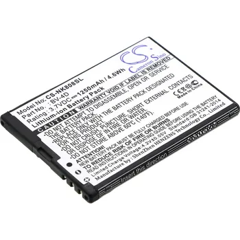 Baterie pro mobilní telefon Baterie Cameron Sino CS-NK808SL, Li-Ion, 1250