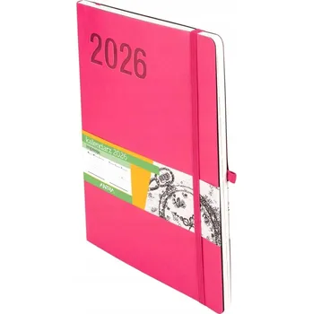 Kalendář Knižkový kalendář pro podnikatele 2026 B5 Antra růžový