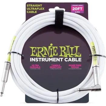 Příslušenství ke zvukové technice Ernie Ball P06047 6 m Rovný - Lomený Nástrojový kabel