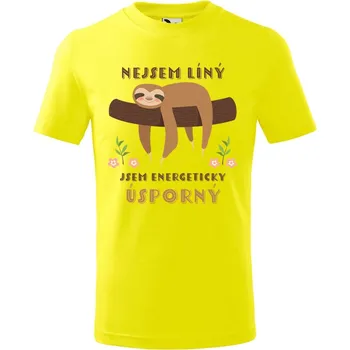 Chlapecké tričko Dětské tričko Energeticky úsporný Velikost: 158/12 let, Barva trička: Citrónová