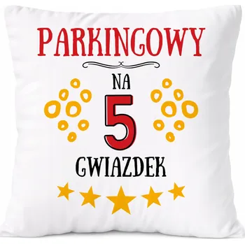 Polštář Dárek Polštář s motivem stavebního dělníka s potiskem , bílý PoliDraw