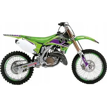 Samolepicí dekorace na vozidlo BLACKBIRD SADA NÁLEPEK (POLEPŮ) KAWASAKI KX 125/250 '03-'08 DREAM 5 BARVA