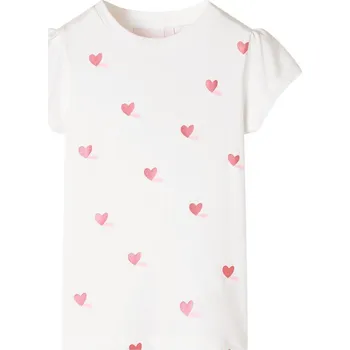 Chlapecké tričko vidaXL Dětské tričko 104 [11230] Barva: ecru