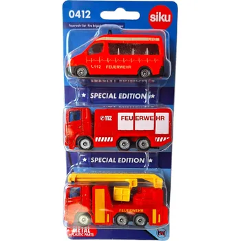 autíčko S0412 SIKU Záchranářská Vozidla 3ks (Sada)