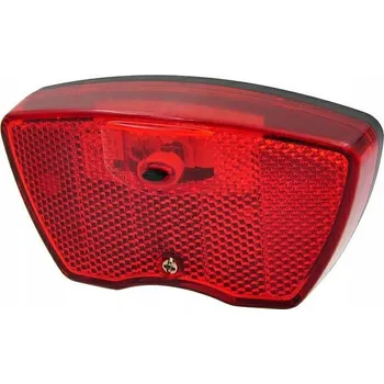 Cyklosvítilna ZADNÍ SVĚTLO NA KOLO LED 2 FUNKCE, MONTÁŽ NA NOSIČ