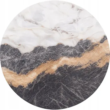 Koberec Koberec s 3D potiskem 80 cm kruh kámen - přírodní inspirace v trojrozměrném provedení