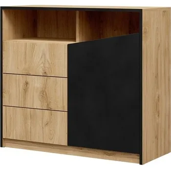 Komoda Jurek Komoda Aston 5 Vyber provedení: Dub věčný + černá