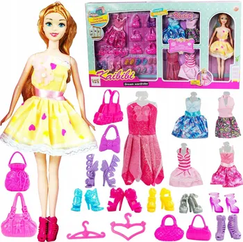 Panenka PANENKA S PŘÍSLUŠENSTVÍM SADA ŠATNÍK DOPLŇKY !!!