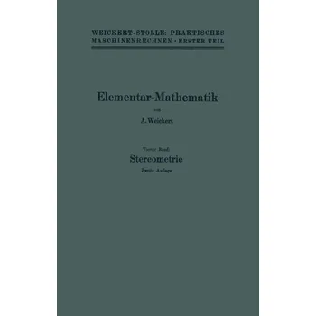 Elementar-Mathematik - Weickert, J.