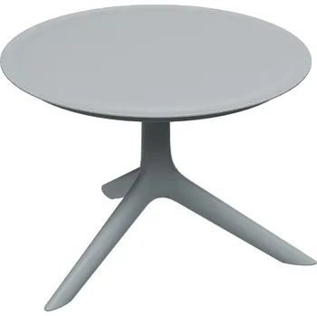 Konferenční stolek Lazy Momo Kávový stolek mini oval RIMO 593x570x405 mm Barva: Šedá