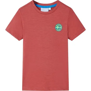 Chlapecké tričko vidaXL Dětské tričko tmavě 104 [12345] Barva: paprika