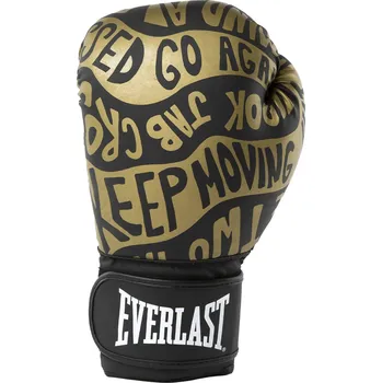 Boxerské rukavice BOXERSKÉ RUKAVICE EVERLAST SPARK ČERNO/ZLATÉ 10 oz.