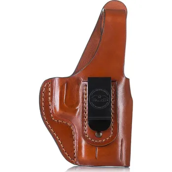 Příslušenství pro sportovní střelbu Outlet kožené pouzdro pro vnitřní nošení s palcovou pojistkou pro zbraně s kolimátorem