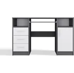 FALCO Psací stůl Delvin Odstín: Antracit/bílá