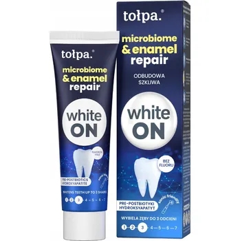 Dentální hygiena Zubní pasta pro posílení a obnovu skloviny, bez fluoru TOŁPA 75 ml