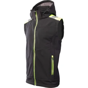 REFLEXNÍ SOFTSHELLOVÁ VESTA BENEFIT RIVAL XL