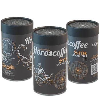 Káva Fixi Horoscoffee – Štír – káva dle znamení horoskopu zrnková / papírová tuba / 250 g