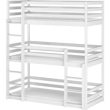 Prostěradlo Postel LANOmeble TED 80 x 200 cm bílá