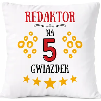 Polštář Dárek Polštář pro knihovníky s potiskem , bílý