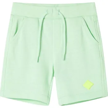 Chlapecké kraťasy vidaXL Dětské kraťasy se stahovací šňůrkou jasně 128 [11907] Barva: Zelená
