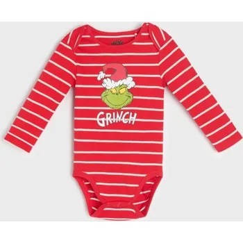 Sinsay - Body s&nbsp;potiskem Grinch - červená - 799EM-33X - 799EM-33X-62