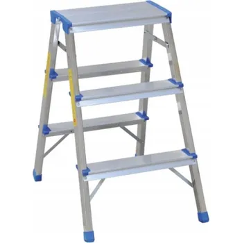 Žebřík Hliníkový Žebřík Drabex stříbrný 0,68 m