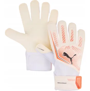 Míčový sport Brankářské rukavice Puma krémově oranžové 41952 06 vel. 10