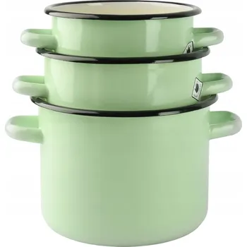Sada nádobí Sada hrnců Silesia Emalia Classic smaltovaná 3 el.