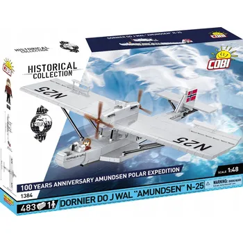 Stavebnice COBI Stavebnice Cobi 1384 hydroplán Dornier Do J Wal Amundsen N-25 483 dílů