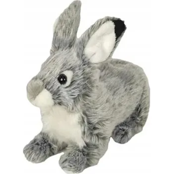 plyšák PLYŠÁK ZAJÍC KRÁLÍK ŠEDÝ 28CM