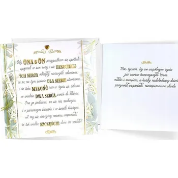 Obraz Přání Svatba, výročí 18,3 x 18,3 cm