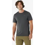 QUECHUA Pánské turistické tričko s krátkým rukávem MH 100 XL ŠEDÁ