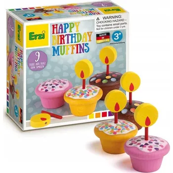 Dřevěná hračka Erzi Narozeninový muffin