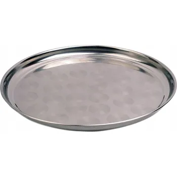 PODNOS KULATÝ ČÍŠNICKÝ 30 CM OCELOVÝ PRO SERVÍROVÁNÍ KÁVY ČAJE