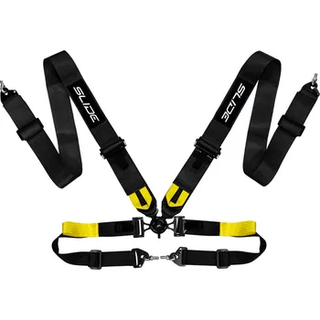 Návlek na bezpečnostní pás Bezpečnostní pásy 4-bodové Slide V2 Quick černá 3"