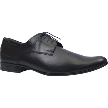 Pánské polobotky Vycházkové polobotky, De-Plus, černá: Černá Hladká kůže 31,2 46 G - standardní šíře (24943-24943)