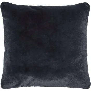 Polštář Dekorativní Polštář Essenza 50x50 cm tmavě modrý měkký dekorativní kožíšek