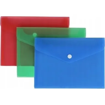OBÁLKOVÁ SLOŽKA A5 na patentku PP 12 KUSŮ mix barev BIURFOL