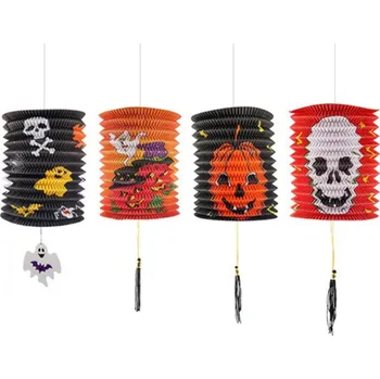 Party dekorace Lampion válec Halloween 15cm