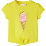 vidaXL Dětské tričko 140 [11258] Barva: Žlutá