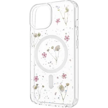Pouzdro na mobilní telefon Zadní kryt FIXED MagBloom s podporou MagSafe pro Apple iPhone 13, Blush Plum