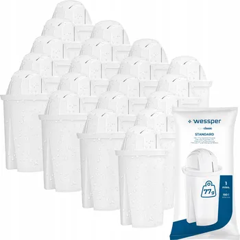 Filtrace vody Filtrační vložka do filtrační konvice Wessper AquaClassic Standard 20 ks