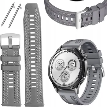 Řemínek na hodinky Silikonovo-nylonový řemínek k hodinkám 22 mm, vhodný pro Huawei GT5 GT4