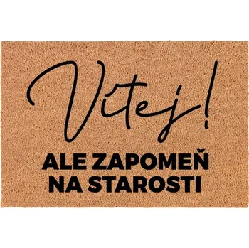 Kokosová Vstupní Rohožka Dekorativní | Veselý Dárek Starosti
