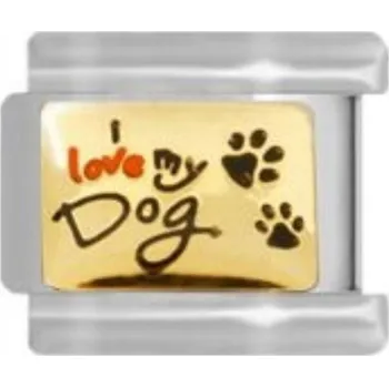 Přívěsek PŘÍVĚSEK MODUL LINK MAYBEME I LOVE MY DOG