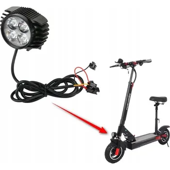 Elektrokoloběžka Přední světlo s klaksonem pro koloběžku Kugoo M4 Pro M4 4LED