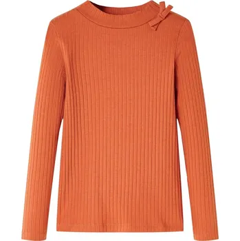 Chlapecké tričko vidaXL Dětské tričko s dlouhým rukávem 92 [14129] Barva: Oranžová