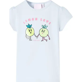 Chlapecké tričko vidaXL Dětské tričko světle modré 92 [10594] Barva: Světle modrá