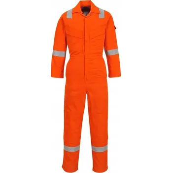 Pracovní obuv Lehká ohnivzdorná kombinéza PORTWEST - ORANŽOVÁ; XL