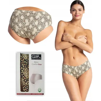 Dámské spodní prádlo Gatta Kalhotky Comfort Print 05 bavlna bezešvé M